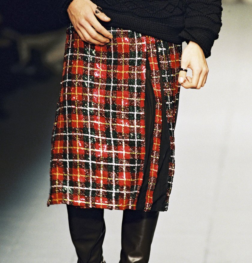 Women's skirt to make it a unisex garment