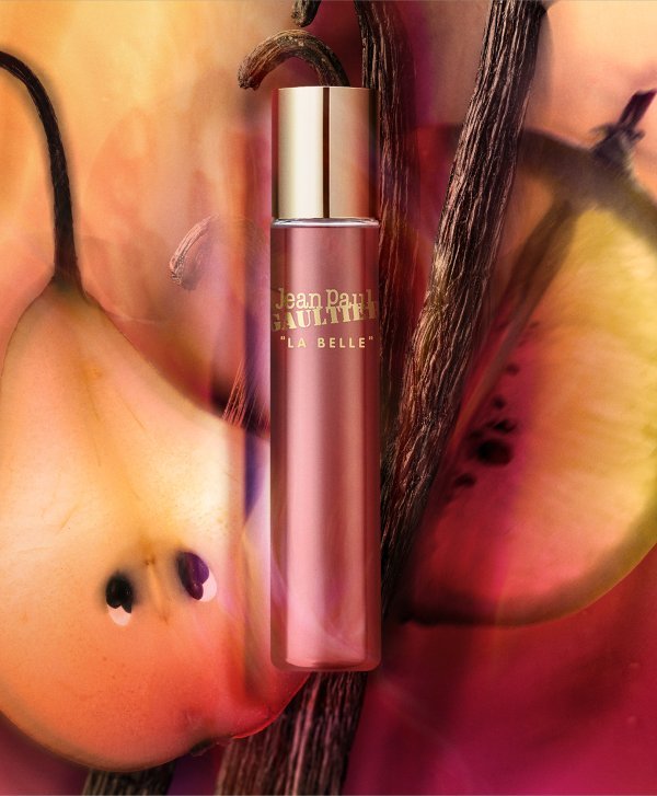 La Belle fragrance with the amber green ingredients