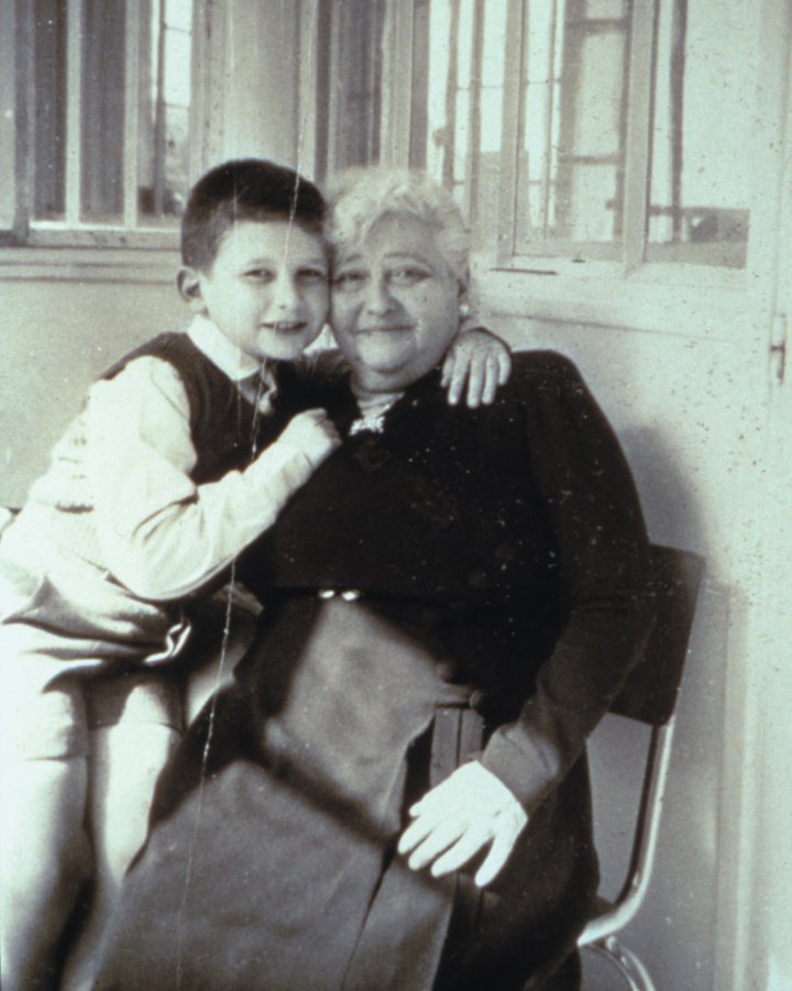 Jean Paul Gaultier with his grandma