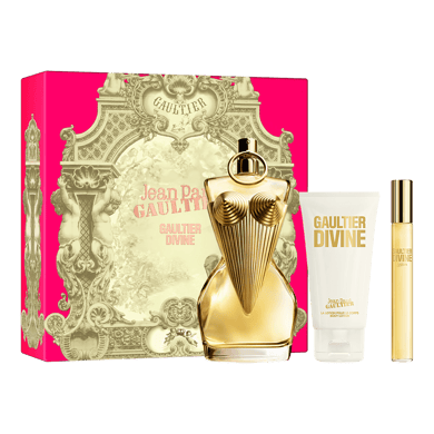 Gaultier Divine 100 ml, Loção hidratante 75 ml e Travel Spray Kit