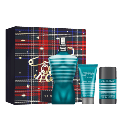 Le Male 4.2 oz, After Shave Balm 3.4 oz and Deodorant Gift Set