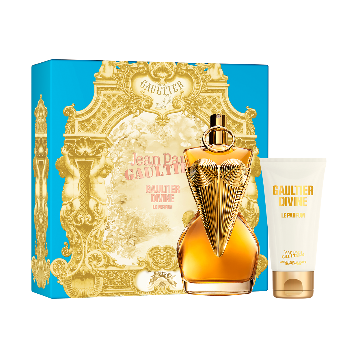 Gaultier Divine le parfum 100 ml, Loção hidratante Kit Presente