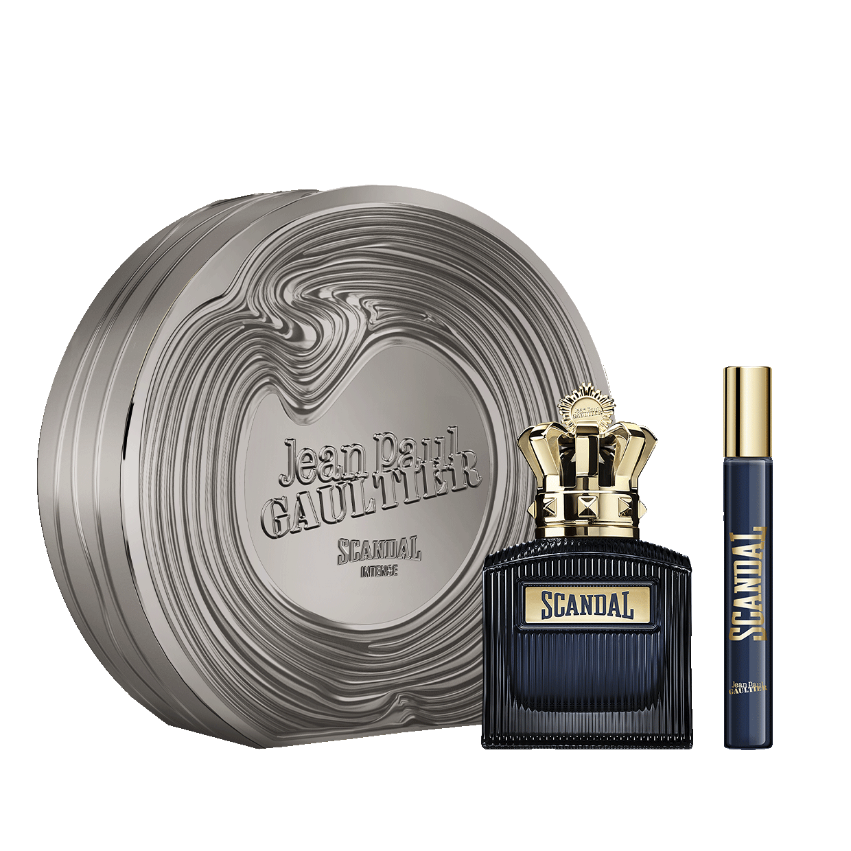 Scandal Pour Homme Intense 3.4 oz and Travel Spray Gift Set